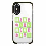 For iPhone XS Max Simple Illustration Pattern Full Coverage Phone Case(Good Day A)