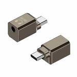 Type-C / USB-C to 3.5mm Earphone Digital Audio Adapter(Gun Color)