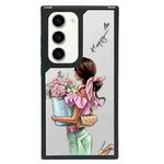 For Samsung Galaxy S22 5G Creative Art Pattern Full Coverage Phone Case(Fashion Girl B)