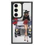 For Samsung Galaxy S22 5G Creative Art Pattern Full Coverage Phone Case(Fashion Girl F)