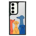 For Samsung Galaxy S22 5G Creative Art Pattern Full Coverage Phone Case(Colorful Dog A)