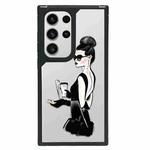 For Samsung Galaxy S22 Ultra 5G Creative Art Pattern Full Coverage Phone Case(Fashion Girl C)