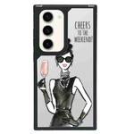 For Samsung Galaxy S22+ 5G Creative Art Pattern Full Coverage Phone Case(Fashion Girl D)