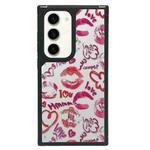 For Samsung Galaxy S23 5G Creative Art Pattern Full Coverage Phone Case(Sweet Pink A)