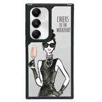 For Samsung Galaxy S23 FE 5G Creative Art Pattern Full Coverage Phone Case(Fashion Girl D)