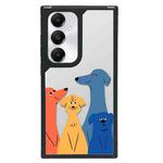 For Samsung Galaxy S23 FE 5G Creative Art Pattern Full Coverage Phone Case(Colorful Dog A)