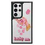 For Samsung Galaxy S23 Ultra 5G Creative Art Pattern Full Coverage Phone Case(Lucky Dice A)