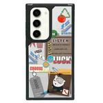 For Samsung Galaxy S23+ 5G Creative Art Pattern Full Coverage Phone Case(Quotes Tags A)
