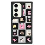 For Samsung Galaxy S23+ 5G Creative Art Pattern Full Coverage Phone Case(Sweet Cool Plaid B)
