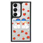 For Samsung Galaxy S24 5G Creative Art Pattern Full Coverage Phone Case(Little Flower Dog)