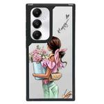 For Samsung Galaxy S24 5G Creative Art Pattern Full Coverage Phone Case(Fashion Girl B)