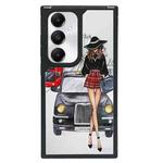 For Samsung Galaxy S24 5G Creative Art Pattern Full Coverage Phone Case(Fashion Girl F)