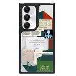 For Samsung Galaxy S24+ 5G Creative Art Pattern Full Coverage Phone Case(Quotes Tags B)