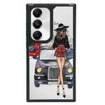 For Samsung Galaxy S24+ 5G Creative Art Pattern Full Coverage Phone Case(Fashion Girl F)