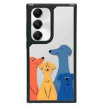 For Samsung Galaxy S24+ 5G Creative Art Pattern Full Coverage Phone Case(Colorful Dog A)
