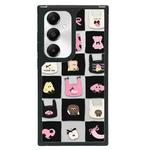 For Samsung Galaxy S24+ 5G Creative Art Pattern Full Coverage Phone Case(Sweet Cool Plaid B)