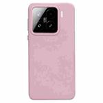 For Xiaomi 15 Liquid Silicone Skin-friendly Shockproof Phone Case(Pink)