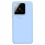 For Xiaomi 15 Liquid Silicone Skin-friendly Shockproof Phone Case(Light Blue)