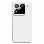 For Xiaomi 15 Pro Liquid Silicone Skin-friendly Shockproof Phone Case(White)
