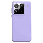 For Xiaomi 15 Pro Liquid Silicone Skin-friendly Shockproof Phone Case(Purple)