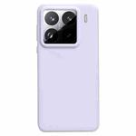 For Xiaomi 15 Pro Liquid Silicone Skin-friendly Shockproof Phone Case(Light Purple)