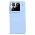 For Xiaomi 15 Pro Liquid Silicone Skin-friendly Shockproof Phone Case(Light Blue)