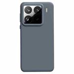 For Xiaomi 15 Pro Liquid Silicone Skin-friendly Shockproof Phone Case(Carbon Grey)