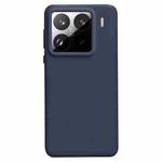 For Xiaomi 15 Pro Liquid Silicone Skin-friendly Shockproof Phone Case(Midnight Blue)
