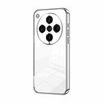 For OPPO Find X8 Pro Transparent Plating Fine Hole Phone Case(Silver)