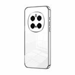 For Honor Magic7 Pro Transparent Plating Fine Hole Phone Case(Silver)