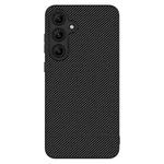For Samsung Galaxy S24 FE 5G Carbon Fiber Texture Printing Phone Case(Black)