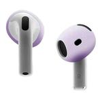 For AirPods 4 Ear Cap Soft Silicone Protective Case(Lavender Purple)