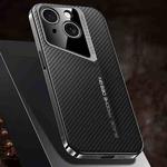 For iPhone 13 Carbon Fiber Texture PC Phone Case(Black)