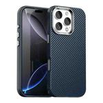 For iPhone 16 Pro Carbon Fiber Series IMD Phone Case(Blue)