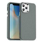 For iPhone 11 Pro Max Carbon Fiber Series IMD Phone Case(Grey)