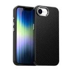 For iPhone 16e Carbon Fiber Series IMD Phone Case(Black)