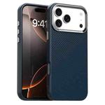 For iPhone 17 Pro Carbon Fiber Series IMD Phone Case(Blue)