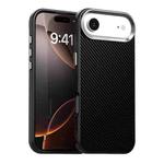 For iPhone 17 Air Carbon Fiber Series IMD Phone Case(Black)
