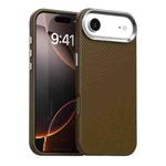 For iPhone 17 Air Carbon Fiber Series IMD Phone Case(Brown)