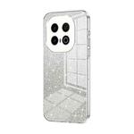For vivo iQOO 13 Gradient Glitter Powder Electroplated Phone Case(Transparent)