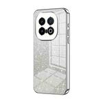 For vivo iQOO 13 Gradient Glitter Powder Electroplated Phone Case(Silver)