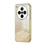 For OPPO Find X8 Gradient Glitter Powder Electroplated Phone Case(Gold)