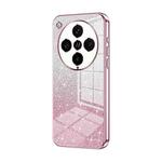 For OPPO Find X8 Pro Gradient Glitter Powder Electroplated Phone Case(Pink)
