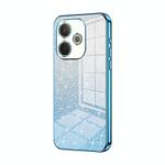 For OPPO A5 Pro 5G Global Gradient Glitter Powder Electroplated Phone Case(Blue)