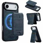 For iPhone 17 Air LC.IMEEKE L3 Series Detachable RFID Card Bag Magsafe Phone Case(Blue)