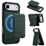 For iPhone 17 Air LC.IMEEKE L3 Series Detachable RFID Card Bag Magsafe Phone Case(Green)