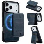 For iPhone 17 Pro Max LC.IMEEKE L3 Series Detachable RFID Card Bag Magsafe Phone Case(Blue)