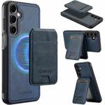 For Samsung Galaxy S24 FE 5G LC.IMEEKE L3 Series Detachable RFID Card Bag Magsafe Phone Case(Blue)