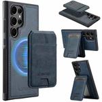 For Samsung Galaxy S23 Ultra 5G LC.IMEEKE L3 Series Detachable RFID Card Bag Magsafe Phone Case(Blue)