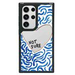 For Samsung Galaxy S24 Ultra 5G Creative Art Pattern Full Coverage Phone Case(Unknown Feelings C)